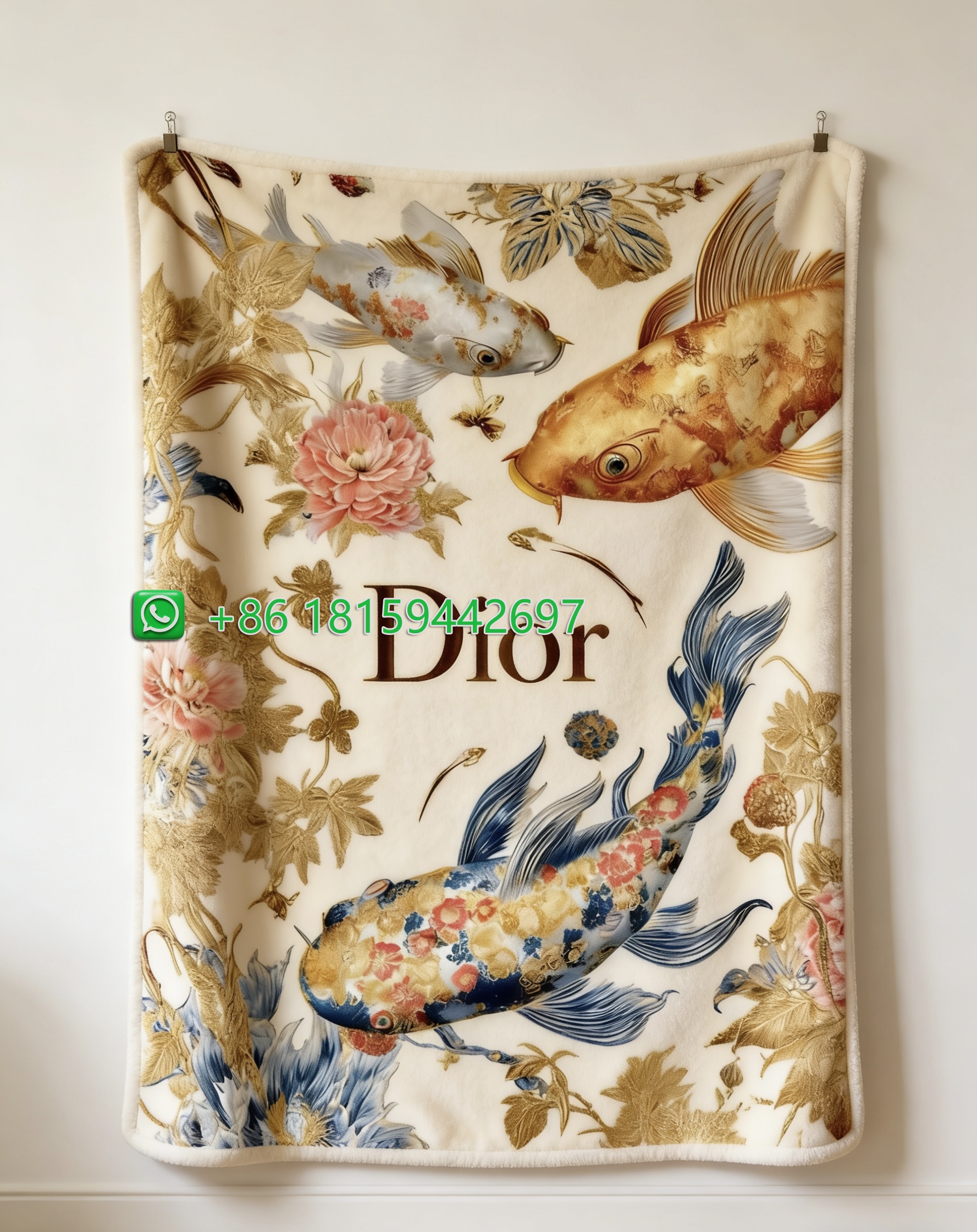 Dior Throw Blankets